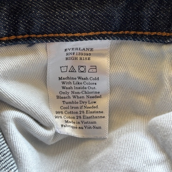 Everlane High Rise Skinny Leg Ankle Jeans - Picture 5 of 5